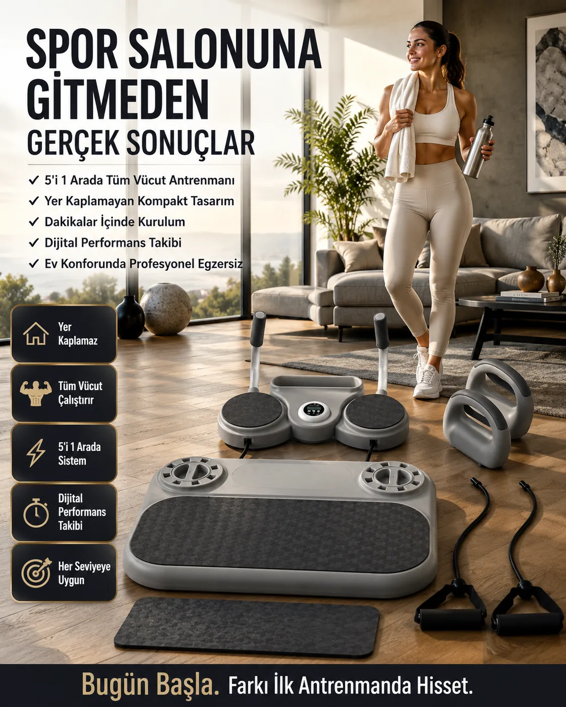 HİPNO Fitness Board - şınav antrenmanı